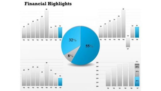 Consulting Diagram Financial Pie And Bar Graph Diagram Business Cycle Diagram