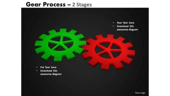 Consulting Diagram Gears Process 2 Stages Style Strategy Diagram