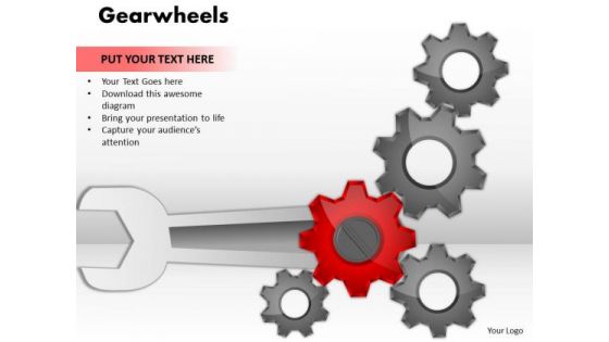 Consulting Diagram Gearwheels Business Diagram