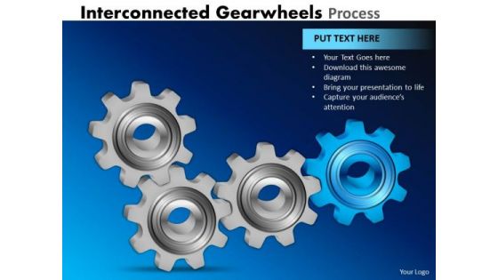 Consulting Diagram Interconnected Gearwheels Process Marketing Diagram