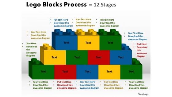 Consulting Diagram Lego Blocks Process 12 Stages Strategy Diagram