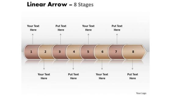 Consulting Diagram Linear Arrow 8 Stages Sales Diagram Consulting Diagram Linear Arrow 8 Stages Sales Diagram