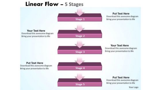 Consulting Diagram Linear Flow 5 Stages Strategy Diagram Consulting Diagram Linear Flow 5 Stages Strategy Diagram