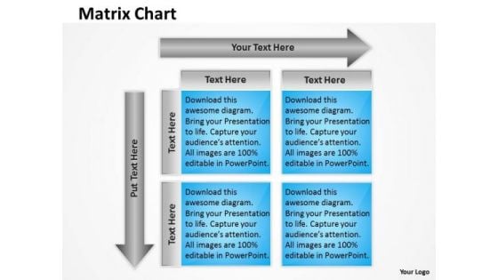 Consulting Diagram Matrix Box Chart Consulting Diagram