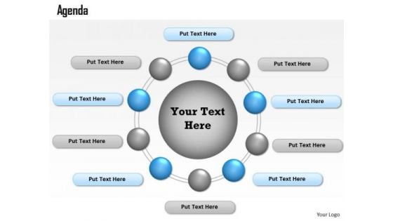 Consulting Diagram Multi Staged Agenda Curve Diagram Business Diagram