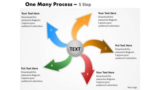 Consulting Diagram One Many Process 5 Step Mba Models And Frameworks