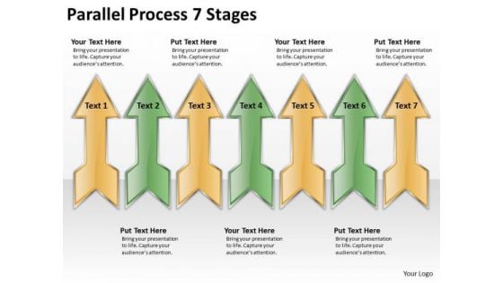 Consulting Diagram Parallel Process 7 Stages Business Cycle Diagram