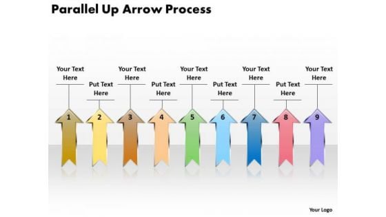 Consulting Diagram Parallel Up Arrow Process Mba Models And Frameworks