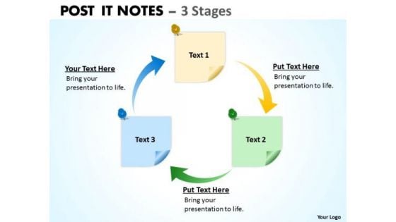 Consulting Diagram Post It Notes 3 Stages Strategy Diagram Consulting Diagram Post It Notes 3 Stages Strategy Diagram