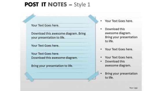 Consulting Diagram Post It Notes Style Mba Models And Frameworks