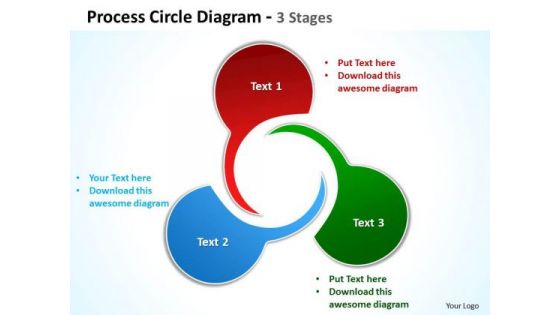 Consulting Diagram Process Circle Diagram 3 Stages Strategy Diagram