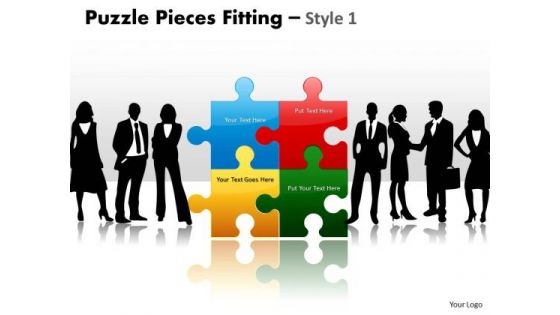 Consulting Diagram Puzzle Pieces Fitting Style 1 Strategic Management