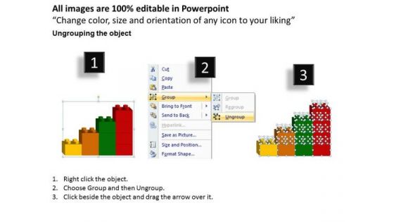 Consulting Diagram Sales Diagram Lego Blocks Process 4 Stages Strategy Diagram