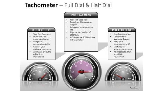 Consulting Diagram Tachometer Full Dial Business Diagram