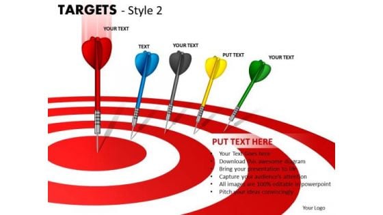 Consulting Diagram Targets Style 2 Sales Diagram