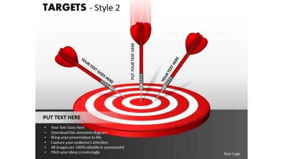 Consulting Diagram Targets Style 2 Strategy Diagram