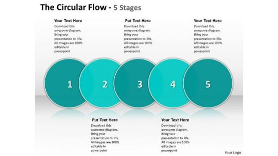 Consulting Diagram The Circular Flow 5 Stages Business Finance Strategy Development