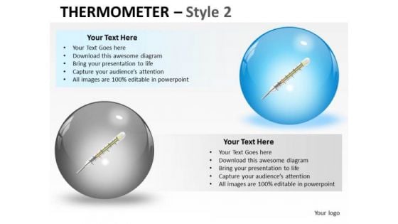 Consulting Diagram Thermometer Style 2 Strategy Diagram