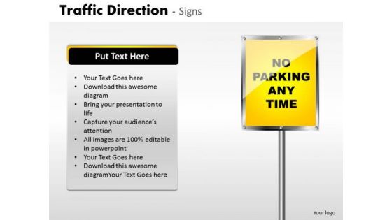 Consulting Diagram Traffic Direction Signs Business Diagram