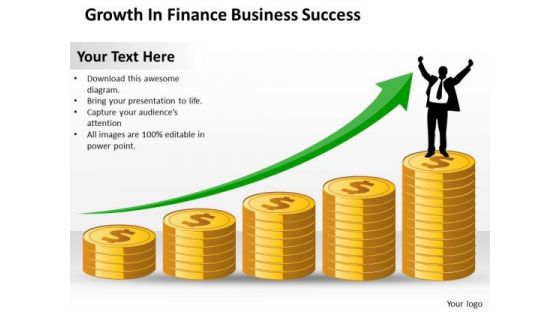 Consulting PowerPoint Template Growth Finance Business Success Ppt Templates