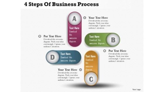 Consulting Slides 4 Steps Of Business Process Business Presentation