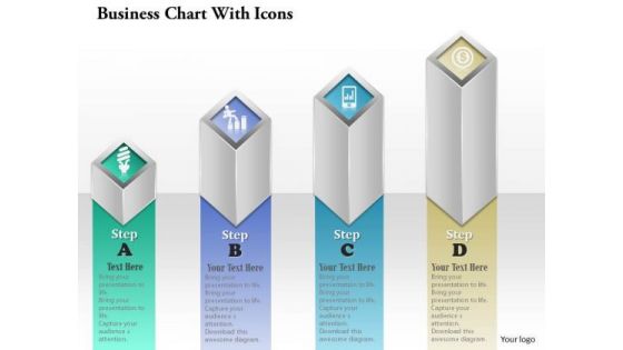 Consulting Slides Business Chart With Icons Business Presentation