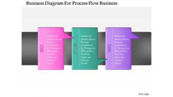 Consulting Slides Business Diagram For Process Flow Business Presentation