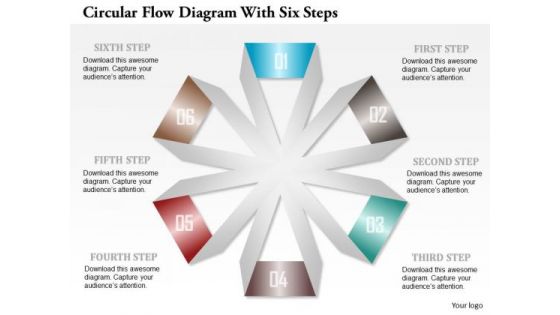 Consulting Slides Circular Flow Diagram With Six Steps Business Presentation