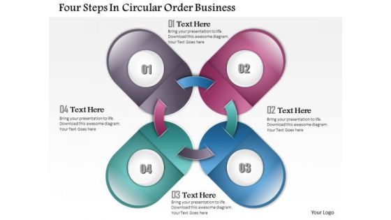 Consulting Slides Four Steps In Circular Order Business Presentation Consulting Slides Four Steps In Circular Order Business Presentation