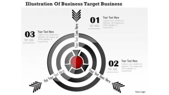 Consulting Slides Illustration Of Business Target Business Presentation