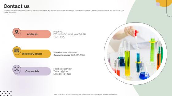 Contact Us Medical Research Organization Pitch Deck Contact Us Medical Research Organization Pitch Deck