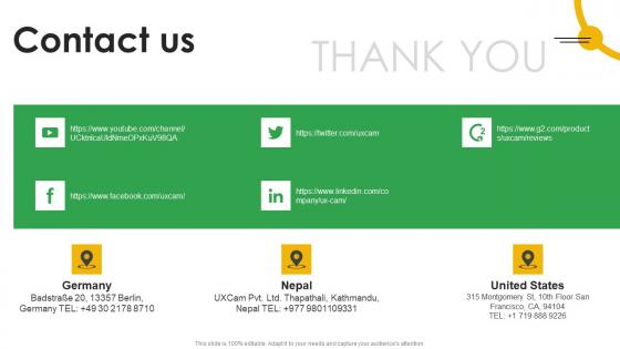 Contact Us Mobile App Analytics Company Fund Raising Pitch Deck Diagrams Pdf Contact Us Mobile App Analytics Company Fund Raising Pitch Deck Diagrams Pdf