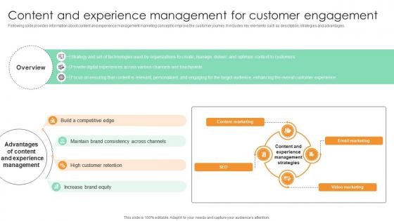 Content And Experience Management For Customer Comprehensive Guide For Marketing Technology Content And Experience Management For Customer Comprehensive Guide For Marketing Technology