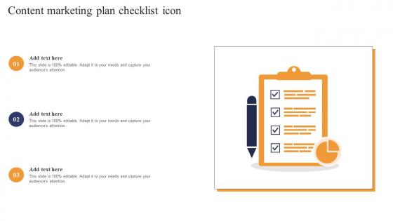 Content Marketing Plan Checklist Icon Guidelines Pdf