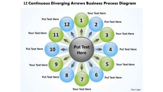 Continuous Diverging Arrows Business Process Diagram Cycle PowerPoint Templates Continuous Diverging Arrows Business Process Diagram Cycle PowerPoint Templates