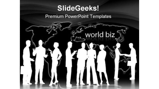 Conversation Global Business PowerPoint Templates And PowerPoint Backgrounds 0511