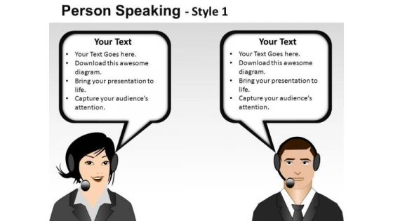 Conversation Person Speaking 1 PowerPoint Slides And Ppt Diagram Templates