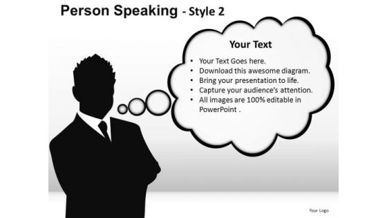 Conversation Person Speaking 2 PowerPoint Slides And Ppt Diagram Templates