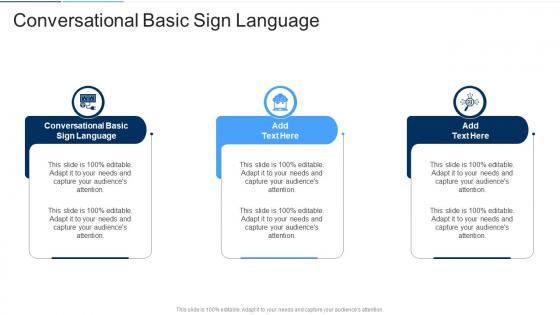 Conversational Basic Sign Language In Powerpoint And Google Slides Cpb