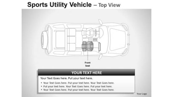 Cool Sports Utility Blue Vehicle PowerPoint Slides And Ppt Diagram Templates