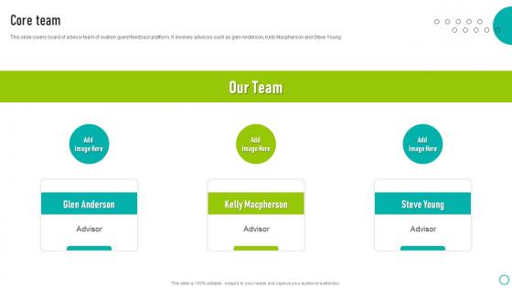 Core Team Ovation Capital Funding Pitch Deck Diagrams Pdf Core Team Ovation Capital Funding Pitch Deck Diagrams Pdf
