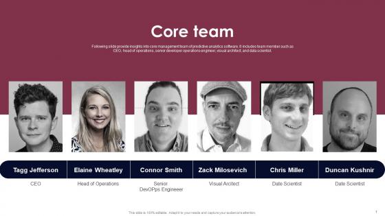 Core Team Smart Grid Analytics Investor Fund Raising Microsoft PDF