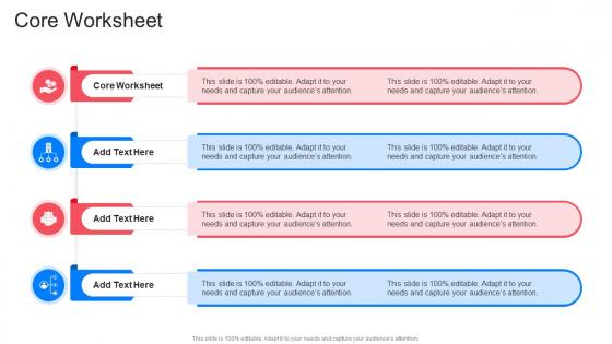 Core Worksheet In Powerpoint And Google Slides Cpb