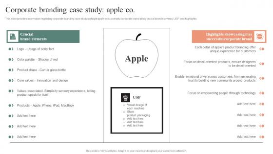 Corporate Branding Case Study Apple Co Effective Brand Maintenance Structure Pdf