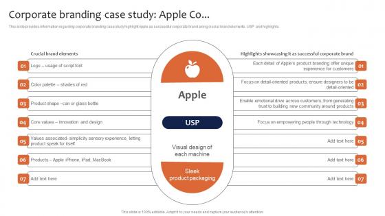 Corporate Branding Case Study Apple Co Leveraging Corporate Sample Pdf