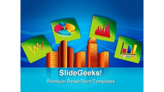 Corporate Buildings Business PowerPoint Themes And PowerPoint Slides 0611