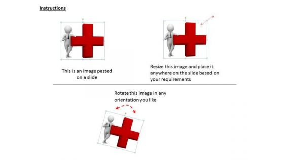 Corporate Business Strategy 3d Human Icon Medical Background Concepts