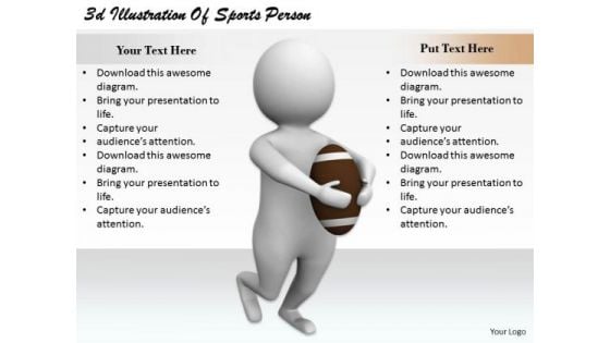 Corporate Business Strategy 3d Illustration Of Sports Person Characters Corporate Business Strategy 3d Illustration Of Sports Person Characters