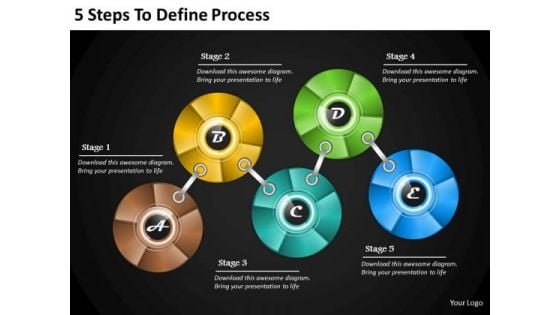 Corporate Business Strategy 5 Steps To Define Process Strategic Management Plan Ppt Slide