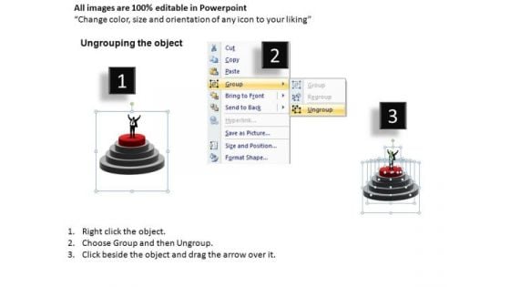 Corporate Ceo Business Ladder PowerPoint Ppt Templates